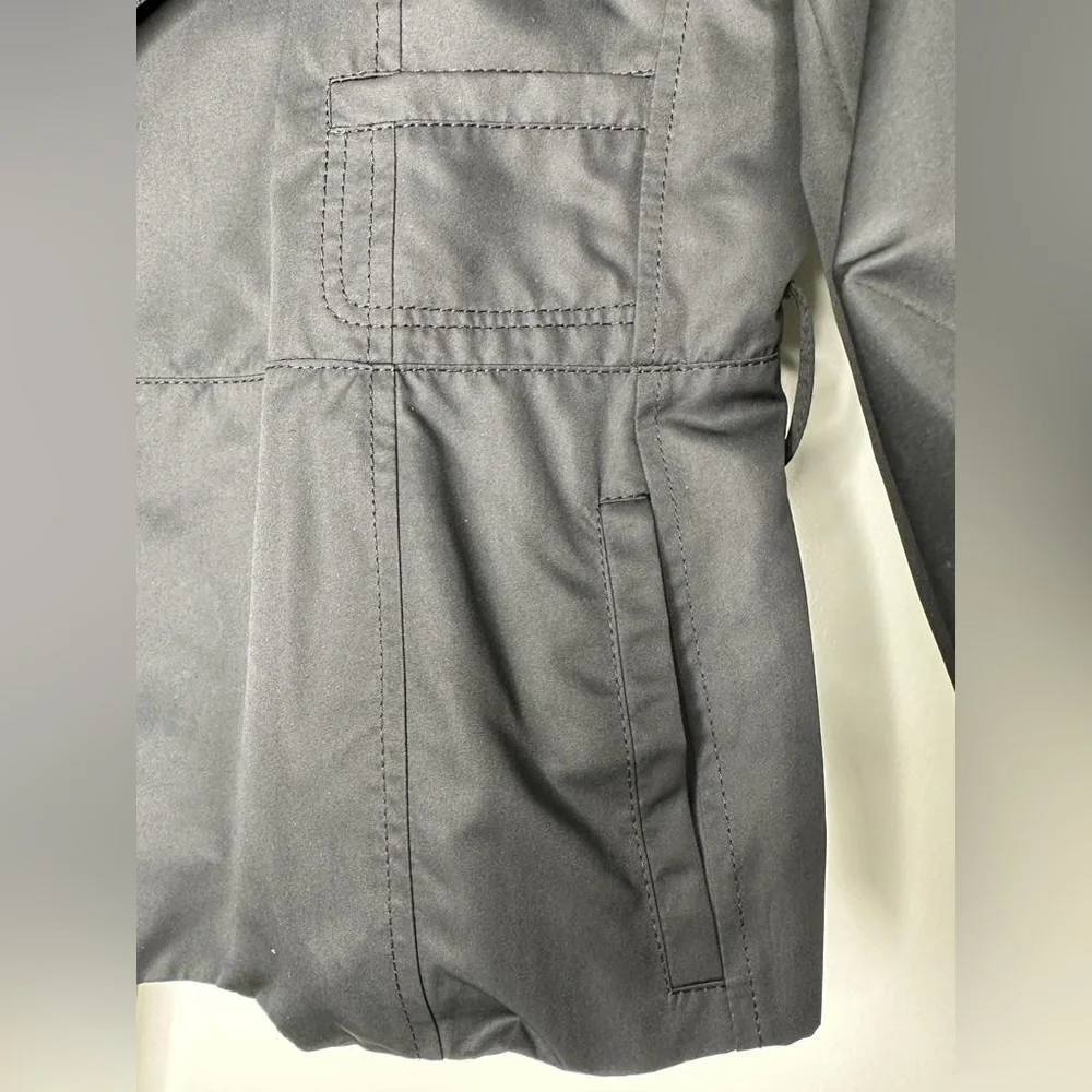 Bally Black Trench Coat - Like New Condition